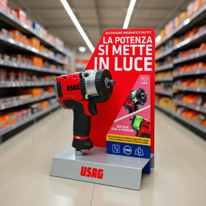 Expositor de mostrador USAG con llave de impacto neumática, exhibición de productos de alta visibilidad para una fácil identificación del cliente - Product Image 3