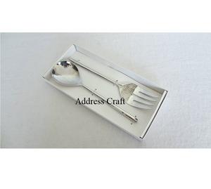 Serveur de salade doré en acier inoxydable d'allure royale Ensemble d'outils de service de salade à la mode Cuillère à salade de luxe Fourchette Outils de cuisine Ustensiles - Product Image 5