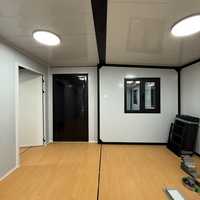 Casa Contenedor de Alto Rendimiento de 20 Pies (20ft) para Jardín, Habitación para Invitados, Casa Prefabricada Modular Expandible en Venta
