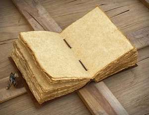 Handmade Full Grain Leather Hardcover Vintage High Quality Journal <b>Sketchbook</b> Organizer/Planner Customizable Cotton Rug Paper - Product Image 4