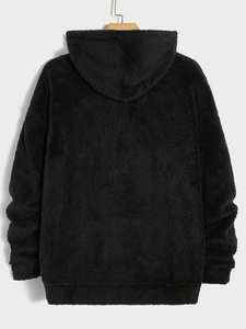 เสื้อฮู้ดดี้โอเวอร์ไซส์แบบสั่งทำพิเศษสำหรับผู้ชาย เสื้อฮู้ดดี้แบบสวมหัว ผ้าผสมโพลีเอสเตอร์และคอตตอนสำหรับผู้ชาย - Product Image 6