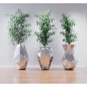 Vases en métal économiques pour l'organisation d'événements créatifs cérémonies de mariage festivals culturels et vases décoratifs de style de vie haut de gamme - Product Image 4