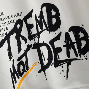 StreetWear brodé personnalisé sweat-shirt blanc de luxe lourd 100% coton sweat-shirt à col rond uni pour hommes - Product Image 3