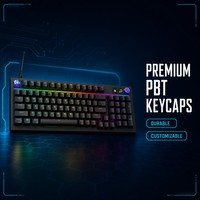 Clavier mécanique de jeu filaire USB G316 X 98, touches PBT remplaçables à chaud, écran LED, câble de 1,8 m, personnalisable, 98 touches