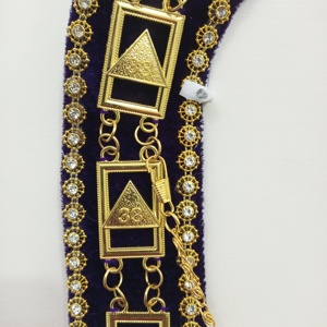 SOTTISH RITE 33E DEGRÉE CHAINE COLLIER AVEC BIJOU - Product Image 5