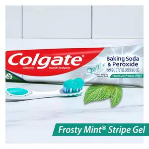 Dentifrice Colgate au bicarbonate de soude et au peroxyde – Blanchiment avancé et nettoyage en profondeur - Product Image 2