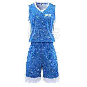 Uniforme de basket-ball en sergé à séchage rapide Vêtements de sport Uniforme de basket-ball sans manches pour jeunes - Product Image 1