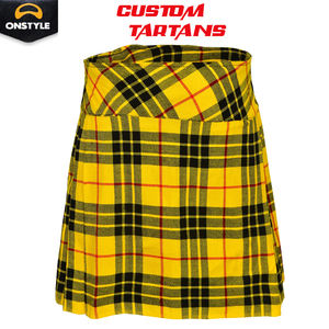 Ladies Breathable Woolen Dropped Waist Mini Length Kilt <b>Skirt</b> <b>Plaid</b> Pattern <b>Pleated</b> Design Customized Colors Onstyle Sports - Product Image 3