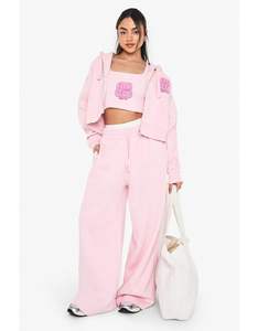 Ensemble de luxe en molleton Teddy tricoté avec sweat à capuche et pantalon de survêtement évasé, côtelé, zippé, hiver, coupe ample, deux pièces, 340 g/m², toucher doux et décontracté - Product Image 4