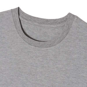 T-shirt à col ras du cou 100% coton pour hommes, respirant, doux et tricoté pour une tenue décontractée quotidienne, une tenue de rue à la mode d'été. - Product Image 2