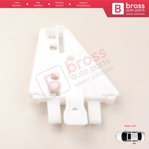 Clips de reparación de regulador de ventanilla eléctrica BWR1185 trasero izquierdo para Romeo 159 939 2005-2011 4/5 puerta 71740124 Bross Auto Parts - Product Image 2