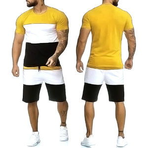 Ensemble short et t-shirt surdimensionné unisexe décontracté d'été pour hommes Fonction respirante en coton éponge 290gsm avec un design confortable pour tous - Product Image 6