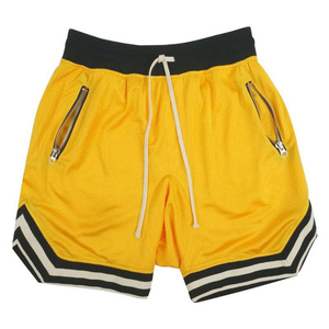 Colorful Blank Mesh Shorts Polyester Mesh Basketball Shorts Double <b>Layer</b> Custom Mesh Short - Product Image 5