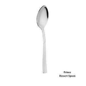 Juego de Cubiertos Prince de Acero Inoxidable de 14g - Colección Elegante de Cubiertos Planos de 14 SWG para Servir Comida y Postre - Product Image 1