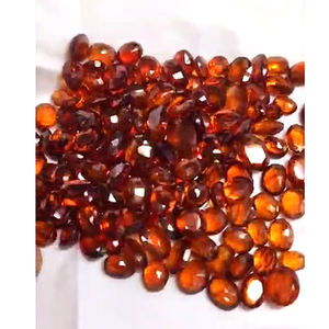 Haute Qualité 160 Pcs 10mm-14mm Coupe Ovale Naturel Hessonite Grenat Orange Facette Lâche US $127.22 pour 506 Cts Iroc Sales Lot - Product Image 2