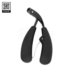 Coupe-ongles de beauté en acier inoxydable de haute qualité, style tendance, ergonomique, poignée antidérapante, bord tranchant, éliminateur de peaux mortes - Product Image 1