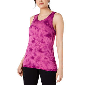 Ideology Top da donna Sweet Tart di piccole dimensioni con stampa tie-dye e schiena a rete, top per il tempo libero - Product Image 1