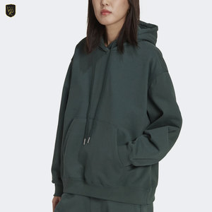 Street Style <b>Women</b> <b>Baggy</b> Hoodies Oversized Hooded Pullover Knitted Cotton Blend Loose Fit Winter Casual Wear Wholesale - Product Image 5