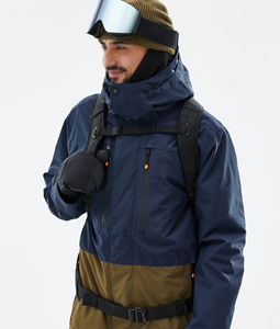 Traje de Esquí Personalizado, Ropa de Invierno Impermeable y Transpirable, Traje de Esquí Azul Oscuro para Hombre, Pantalones de Snowboard Aislados, Traje de Esquí con Cremallera Resistente al Viento - Product Image 3