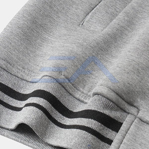 Veste de survêtement pour homme confortable et chaude pour l'hiver, col montant, logo frontal, respirante, écologique, de haute qualité, coupe-vent en coton - Product Image 5