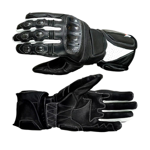 Haute qualité en cuir PU doigt complet gants de course unisexe moto cyclisme vélo Sport équitation gants de moto personnalisables - Product Image 2