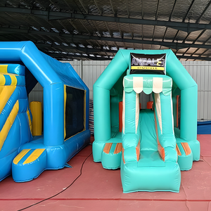 Château gonflable de château plein d'entrain commercial 3m * 5m avec la maison sautante de <span class=keywords><strong>mariage</strong></span> de ventilateur <span class=keywords><strong>pour</strong></span> louer des enfants et des adultes - Product Image 5