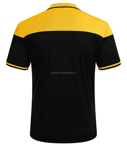 Uniforme escolar de trabajo para hombre de dos colores, transpirable, 100% de algodón, estampado con logotipo personalizado, para Camisa ajustada de verano - Product Image 3