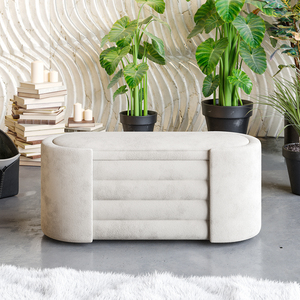 Elegante y espacioso banco de almacenamiento Rosita europeo de calidad multifuncional con diseño elegante, características prácticas para hogares modernos - Product Image 2