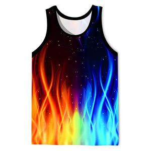 Logo personnalisé sublimation débardeur pour hommes gilet de gymnastique professionnel pour la musculation toile décontracté pour l'été activités de plein air - Product Image 2