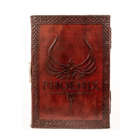 Carnet en cuir véritable fait main Harry P Magical Wizard Stone, couverture rigide épaisse 150 GSM, objet de collection Halloween