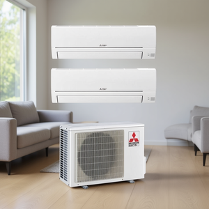 Aire Acondicionado Dual Inteligente SMART MSZ HR Blanco MSZ-HR35VFK con MXZ-2HA50, Aire Acondicionado Inteligente de Alta Tecnología - Product Image 3