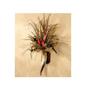 Handmade Handicrafts Buffalo Ox Horn Flower Vase Home Hotel Office <b>Wall</b> <b>Decorative</b> Premium Quality Flower Vase for Hot Selling - Product Image 1