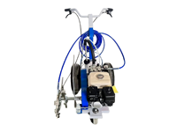 Nouvelle machine de marquage routier à pulvérisation à froid, compacte, avec pompe à diaphragme légère et moteur 6,5 CV