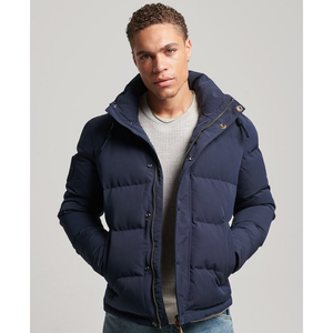Veste d'hiver à capuche à manches longues pour hommes avec logo sur le devant Prix bon marché - Product Image 1
