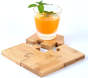 Posavasos de madera Artesanías Posavasos más vendidos para Bar Restaurantes Oficina Decorar Artículo Venta - Product Image 5