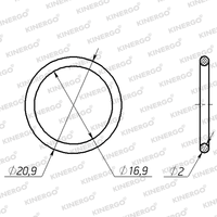 Joint torique ORCH01 pour ORCH01 45RFE, 545RFE ; 66RFE