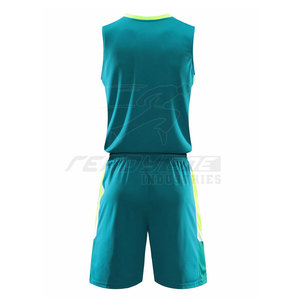 ชุดบาสเก็ตบอลออกแบบเองได้ คุณภาพสูง ระบายอากาศดี ผลิตจากโพลีเอสเตอร์ 100% สำหรับกีฬากลางแจ้ง เหมาะสำหรับผู้ใหญ่ทุกเพศ - Product Image 2