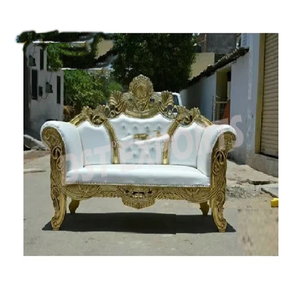 Chaise italiano moderno de la etapa de la boda para la pareja Loveseat estilo italiano para la etapa de la boda sofá italiano indio de la boda para la pareja - Product Image 4