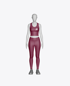 Ropa de gimnasia personalizada para mujer, conjunto de yoga sin costuras con logotipo, ropa deportiva de 2 piezas - Product Image 6