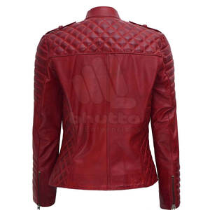 Veste en cuir pour femme, collection hiver 2026, grande taille, personnalisable, respirante, écologique, haute qualité, directement de l'usine - Product Image 3