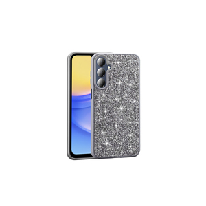 Funda brillante con diamantes de imitación y galvanoplastia para Samsung Galaxy A26 A34 A53 - Gris - Product Image 1