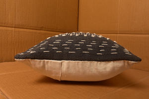 Cojines y almohadas de algodón Kilim para decoración del hogar, cojines de sofá de color negro tradicional, bonito, a precio de fábrica - Product Image 4