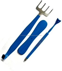 WORLD PRECISION SURGICAL Ensemble de rétracteurs chirurgicaux manuels isolés, 6 pièces, en acier inoxydable bleu, instruments chirurgicaux orthopédiques - Product Image 5
