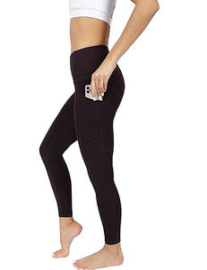 Leggings Spandex Yoga Mujer Fitness Outfit GYM Atlético Entrenamiento Medias Cintura alta Pantalones de yoga personalizados - Product Image 2