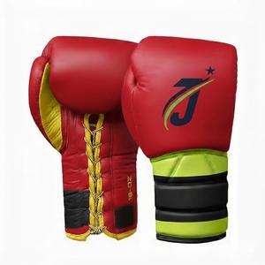 Guantes de Boxeo Profesionales Ligeros e Impermeables con Dedos Completos, Correa de Muñeca Ajustable, Agarre de Mano de Cuero Personalizable para MMA - Product Image 6