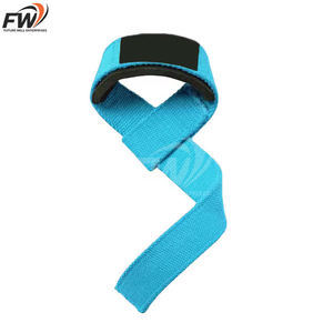 Sangles de levage en coton robustes personnalisées à prix abordable, vente en gros, sangles de poignet pour musculation, entraînement en salle de sport, fitness, haltérophilie - Product Image 2