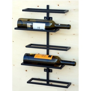 4-Tier <b>Tabletop</b> Wine Bottle Rack Steel Wine Storage Holder for Bar Restaurant Decoration Display Rack for Tableware - Product Image 1
