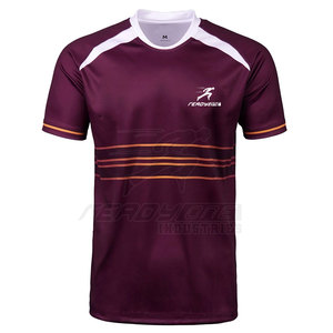 Maillot Rugby Tour Avec Design Propre Et Filetage Durable Pour Les Voyages Et Les Jours De Jeu Match Fit Rugby Jersey - Product Image 1