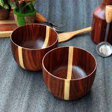 Encanto rústico Comedor moderno Vajilla de madera ecológica - Product Image 3