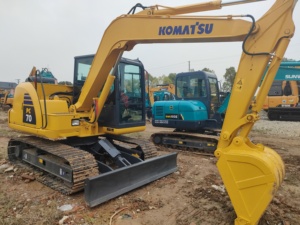 Miniexcavadora de orugas Komatsu usada en buen estado, otros modelos, PC 60 55 56 90, componentes de núcleo de rodamiento de engranajes, venta en China - Product Image 4